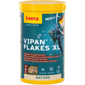 Sera Vipan Flakes XL Nature 1000 мл / 210 г - натурална храна за всички рибки